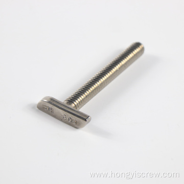 Stainless steel metric square head t slot bolts